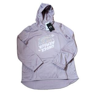Under Armour Girls Hoodie – Youth XL – Light Purple – Pullover – NWT